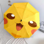 Pikachu Pok&eacute;moni muster, automaatselt kokkupandav vihmavari, kaasaskantav ja kokkupandav disain, 8 tugevdust, j&otilde;ulu- v&otilde;i s&uuml;nnip&auml;evakingitus. mitmev&auml;rviline