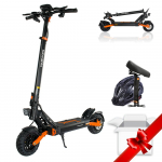 Kukirin G2 Pro Family-Friendly E-Scooter with Seat 600W, 48V 15.6Ah, 20-45km/h, Disc Brake, Dual Suspension, IP54, Comfortable, and Safe for All Ages GIIPro+Helmet (Split Up)