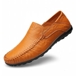 Ehtne Nahk Meeste Vabaaja Kingad Luksuslik Formaalne Meeste Mokassiinid Moccasins Itaalia Hingavad Slip-on Mehelikud Paadikingad Suurus 37-47 39