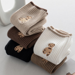 5 paari naiste pruune karukujulise tikandiga pikki sokke 5 pairs (random colors)