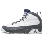 Jordan Air Jordan 9 High top Vintage Basketball Shoes Men's Gray White 2026 HV4794-100 42
