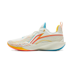 Li Ning Speed 2 Cushioning Slip Resistant Breathable Rebound Low top Basketball Shoes Men's White Blue ABAV009-5 43