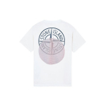 Stone Island l&uuml;hikeste varrukatega T-s&auml;rk Valge Meeste Topid 76152NS94-V0001 L