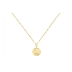 Dior Classic Cd Kaelakee Seeria Petit Cd Minimalistlik Metallist Kaelakee Naiste kaelakee N1530PTCMT-D300 Basic Packaging-Dust Bag,F,Gold