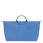 Longchamp Le Pliage Green Moodne Vabaaja Kaasaskantav &Uuml;hev&auml;rviline Logoga Kandekott Naiste kandekott Sinine 1625919P82 Basic Set (Bag)