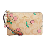 Coach S&uuml;da 16 Klassikaline Monogramm Kirsitr&uuml;kiga T&otilde;mblukuga K&auml;epaelaga Sidur V&auml;ike Naiste Sidur Khaki CF398-IMOT4 Basic Set (Bag+Dust Bag) beige