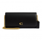 Coach 21 Kuldne Metallpandlaga Crossbody Rahakott Naiste kotid Must CW586-B4BK Basic Set (Bag+Dust Bag)