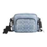 Coach Cargo Monogram Moekas Lihtne Vabaaja Kaamerakott T&otilde;mblukuga Kinnitus &Otilde;lakott Keskmine Meeste kotid Denim-Sinine CEA06-SVNIM Basic Set (Bag+Dust Bag)