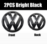 VW VOLKSWAGEN Uue Auto Esiradiaatori iluv&otilde;re embleemi kate Tagaluugi kleebis VW GTI Polo Golf MK6 MK7 MK8 Passat Tigua jaoks 2018-20 Tiguan must