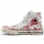 Converse 1970s Canvas Shoes Unisex High top White/Black/Red 162056C(Team131-1) 37
