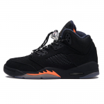 Jordan Air Jordan 5 Paris Night Libisemiskindel Kulumiskindel K&otilde;rge s&auml;&auml;rega Vintage Korvpallijalatsid Naiste Must Punane FD4814-008(Team645-) 36