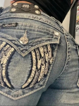 GLYDE Ameerika Retro Kitsad Laienevad Teksap&uuml;ksid Naistele Y2k Harajuku Gooti Vintage Tasku Tikitud Sinised Denim P&uuml;ksid Madala V&ouml;&ouml;kohaga Laiad P&uuml;ksid S sinine