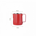 350/600 ml kohvipiima vahustamiskann 304 roostevabast terasest t&auml;pne skaala Kvaliteetne Latte Barista professionaalne kohvik