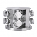 1 komplekt maitseainepudel, niiskuskindel, suure mahutavusega 90 ml v&uuml;rtsipurk 360 kraadi p&ouml;&ouml;rleva riiuliga k&ouml;&ouml;gividinaga Dual Layer