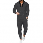 2 tk/komplekt Spordit&otilde;mblukk Stiilne V kaelaga Fitness Top Dressip&uuml;ksid &Uuml;likond Meeste Spordidress 2XL tumehall v&auml;rv