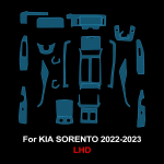 Auto sisekujunduse TPU kaitsekile Kia Sorento 2026 2026 jaoks Kriimustusvastane Navigatsiooni keskpaneeli armatuurlaudi Eral&otilde;igatud PPF kate