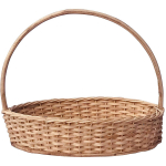 @ Loodusliku viimistlusega rotangist pruun ovaalne puuviljakorv 270 g Zr-7055-60% Allahindlus