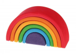 Grimmi M&auml;nguasi, &Otilde;ppem&auml;nguasi, Ehitusklotsid, Sisekujundus, M&auml;ngimine, Vikerkaar, Vikerkaaretunnel (V&auml;ike) - 5,5 cm (H) x 10,5 cm (W) x 4cm (D)