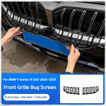 BMW 5. seeria i5 G60 2025-2025 auto &uuml;lemise keskmise putukat&otilde;rjev&otilde;rgu kaitsekate auto modifitseeritud iluv&otilde;re lisatarvikutele black 2piece