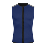 3mm neopreenist soojendav vest, unisex varrukateta lukuga m&auml;rg&uuml;likonna pealisosa ujumiseks, snorgeldamiseks, surfamiseks, sukeldumiseks, merev&auml;esinine, M XL tumesinine v&auml;rv