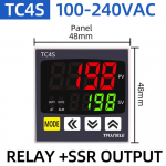 K&otilde;rge t&auml;psusega 110VAC 220V TC4S TC4H TC4L TC4M Digitaalne PID termostaat Kahe SSR-releega regulaator Temperatuurikontroller