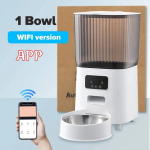 5L automaatne s&ouml;&ouml;tja kasside WiFi kaameraga HD nutikas interaktiivne lemmikloomatoidu jaotur Taimer roostevabast terasest kaussi automaatne koeras&ouml;&ouml;tja 5L