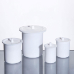 30 50 100 150 200 250 300 500 1000 2000 3000 5000ml PTFE Beker Kaane jaoks Laborivarustuseks 30ml white