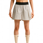 Nike Sportswear Chill Poplin Lahtised Keskmise V&ouml;&ouml;kohaga Triibulised Kerged Vabaaja L&uuml;hikesed P&uuml;ksid Naiste l&uuml;hikesed p&uuml;ksid II4231286 S