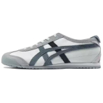 Onitsuka Tiger Mexico 66 Kangas Mugavad Mitmek&uuml;lgsed Libisemiskindlad Madalad Vabaajajalatsid Unisex toss Valge Hall 1183C076-300 37