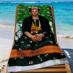 Kunst F-Frida K-Kahlo-S R&auml;tik Spordi Kiiresti Kuivav Reisi Telkimise Varustus Liivakindel Pehme Kerge Suur Rannar&auml;tik W100*H180(CM)