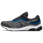 Asics Gel-Pulse 11 Mugav kangas S&uuml;nteetiline nahk Madala s&auml;&auml;rega Vabaaja jooksujalatsid Meeste toss Dark-Gray White 1011A734-021 43.5