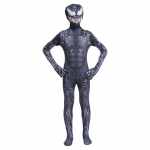 Laste superkangelase kost&uuml;&uuml;m Venom koos v&auml;lgunooltega, maskikomplekt, Lycra, 4-5 aastat, 120cm, Must/Valge 3 years/4 years