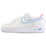 Nike Air Force 1 Roosa Sinine Mull Vesine Madal Ketsid Rula Kingad Unisex Roosa Valge CW2288-111(Team2013-) 35