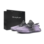 Adidas Originals Yeezy Boost 350 V2 Kulumiskindel Kulumiskindel Madalad Vabaajajalatsid Unisex Must Lilla ID4811(Team373-LD) 36⅔