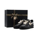 Nike Air Force 1 Leather Cushioning Abrasion-Resistant Slip-Resistant Low-Top Skateboard Shoes Unisex CW2288-001(Team-1098SBOX)-Random packaging bags 43 black