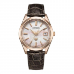 CITIZEN Eco-Drive Seeria 100 Meetrit Veekindel P&auml;ikeseenergia Kvarts Krokodillinahast Rihm 38mm Unisex Valge Tihv AQ4106-00A sinine