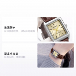 CASIO STANDARD seeria VINTAGE seeria business casual osutitega retro kirjanduslik ruudukujuline kvartsnahast rihm naistekell kuldne sihverplaat LTP-V007L-9E kuld