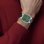 CASIO STANDARD seeria 50 meetrit veekindel mehhanism Kvarts nahkrihm meeste k&auml;ekell roheline sihverplaat MTP-B195L-3AV roheline