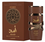 Lattafa Asad Bourbon Unisexile Eau de Parfum Spray, 3,4 untsi / 100 ml | Unisexile