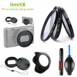 Filtrikomplekt UV CPL ND ja Adapterr&otilde;ngas & Objektiivikate Puhastuspintsel Sony ZV-1 II ZV1 RX100 Mark VII VI VA V IV III Kaamerale For ZV1
