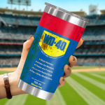 20 untsi WD40 roostevabast terasest vaakumisolatsiooniga joogitops kahekordse seinaga, koos k&otilde;rre ja kaanega Hoidke k&uuml;lma kuuma jooki Auto tops kulunud disainiga 20OZ