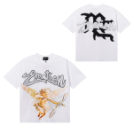 Suvine Meeste ja Naiste EMOTIONS NEVER DIE Ingli Kuumteemant T-s&auml;rk, Gootiline T&auml;hekujundusega Streetwear Tee S