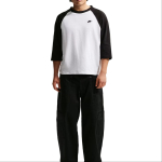 Nike Sportswear Club 3/4 varrukaga raglaan-top 'Must Valge' Meeste IF0756-010 L white