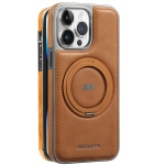 Magnetiline nahast &uuml;mbris Jalatugiga Telefonikate For Iphone 16 15 Plus 14 13 12 11 Pro Max Telefonikate Kaitsekarp iPhone 11 black
