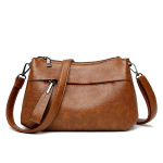 Elegantne naiste &otilde;lakott ainulaadse tekstuuriga disainiga Stiilne pehmest nahast k&auml;ekott lukuga taskutega Igap&auml;evane crossbody kott