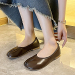 Jagatud varbaga lamedad kingad Naistele Vabaaja Tabi Ninja Lamedad Pehmest Nahast Slip-on Naistele Trotters Mokassiinid Sussid Pehme Tallaga Loafers 35 pruun