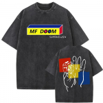 2026 Pestaud Vintage Rapper Mf Doom MM FOOD Graafiline Tr&uuml;kk T-s&auml;rk Mehed Naised Hip Hop Mood T-s&auml;rgid Mehelik Vabaaja &Uuml;le suuruse Streetwear S
