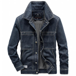 Suur Vabaaja Vabaaja Denim Vintage Jakk Meeste Vabaaja &Uuml;laosa Lahtine Mitmek&uuml;lgne Mantel Meestele M