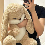 35cm vihane j&auml;nese plush-m&auml;nguasi armas pikkade k&otilde;rvadega j&auml;nese t&auml;idisega loomad pehmed plush-laste kingitused nukutoa kaunistused s&uuml;nnip&auml;evakingitused 32cm