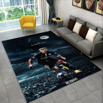 Jalgpall N-Neymar Spordit&auml;ht libisemiskindel ala vaip elutuppa, magamistuppa, m&auml;ngutuppa, pehme vaip p&otilde;randamatt kodu kaunistus vaip laste tuppa 100x150cm